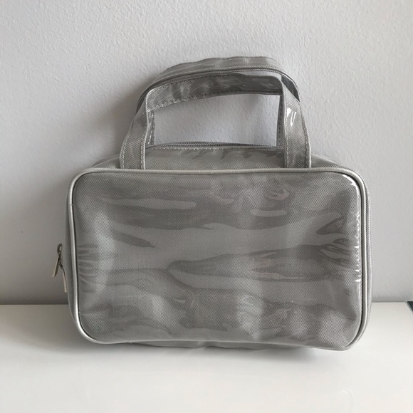 Marks & Spencer Space Silver Easy Clean Make Up Bag 90’s Y2K Vintage - Picture 11 of 15